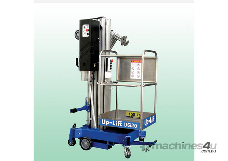 caption Up Lift UG20DC Vertical Man Lift