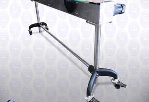 Flamingo Slat Belt Conveyor | Variable Speed EFCS -Height can be adjusted, Supplied with side rails