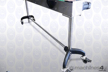 Flamingo Slat Belt Conveyor | Variable Speed EFCS -Height can be adjusted, Supplied with side rails