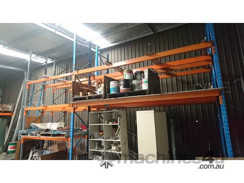 Dexion double deep, 3 pallet wide racking