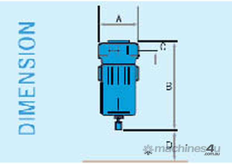caption Compressed Air Filter G290H: 616cfm 0.01 micron filter