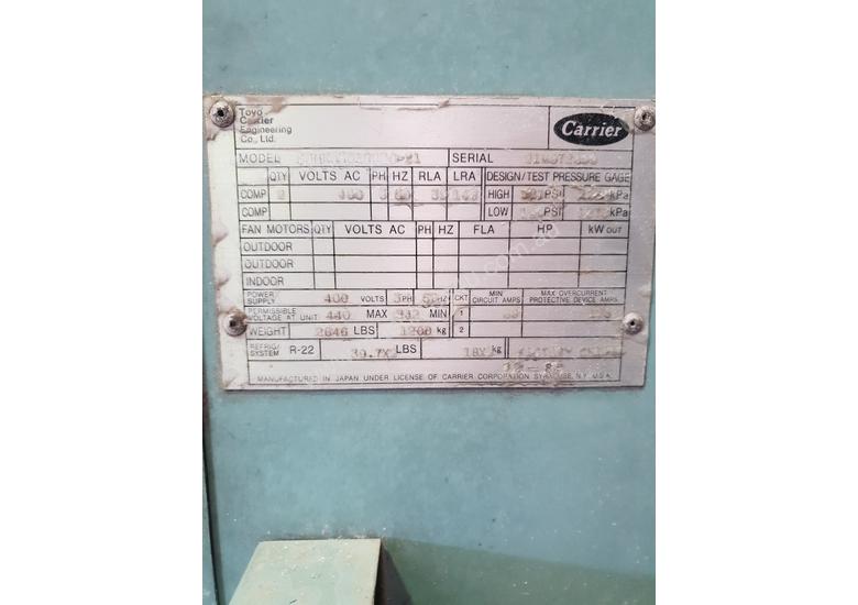 caption 175 KW Water Chiller for sale