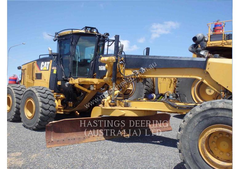 caption CATERPILLAR 16M Mining Motor Grader
