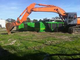 Excavator with Penetration Bucket , 2m tyne ripper , 3m3 shaker , new bissalloy multi tyne grab  - picture0' - Click to enlarge