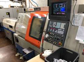 Mazak CNC lathe with sub-spindle and bar feeder - picture0' - Click to enlarge
