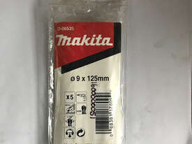Drill Bit 9mmØ HSS Makita Tools Jobber Pack of 5 D-06535 - picture1' - Click to enlarge