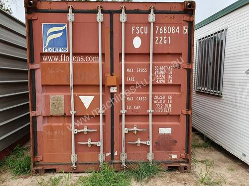 WELDED SHIPPING CONTAINER 20'X 8'