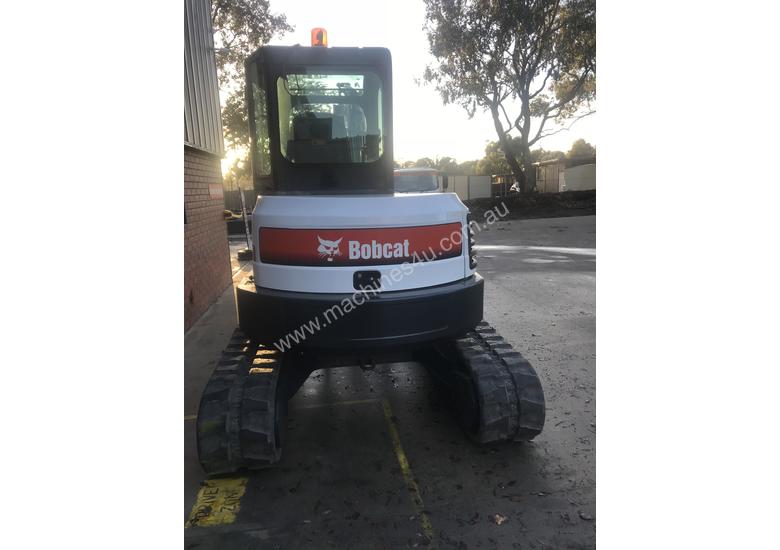 caption Bobcat E50 excavator 2013 model