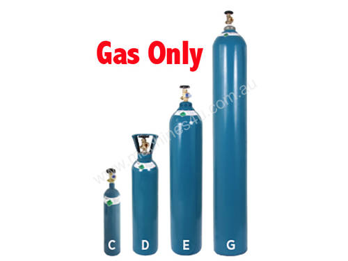 GAS REFILL E SIZE ARGON CO2 (GAS ONLY)