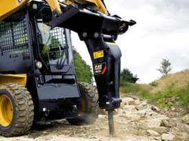 Rock Breaker Skid Steer mounted Cat H55 - picture0' - Click to enlarge