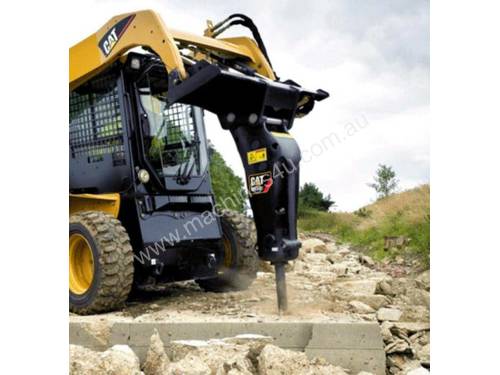 Rock Breaker Skid Steer mounted Cat H55