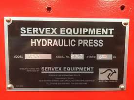 Servex HP60 Hydraulic Workshop Press - picture1' - Click to enlarge