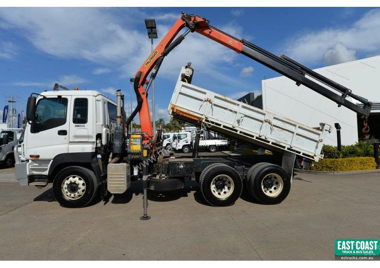 Buy Used 2011 giga 2011 ISUZU GIGA CXZ Tipper Crane Truck Tipper Trucks