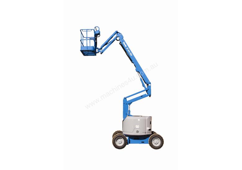 caption Genie 34ft Diesel Knuckle Boom Lift – Ideal for Tough Jobs with Maximum Flexibility! For Hire!