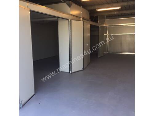 REDUCED PRICE! Semi Down-draft Spray Booth with attached drying booth