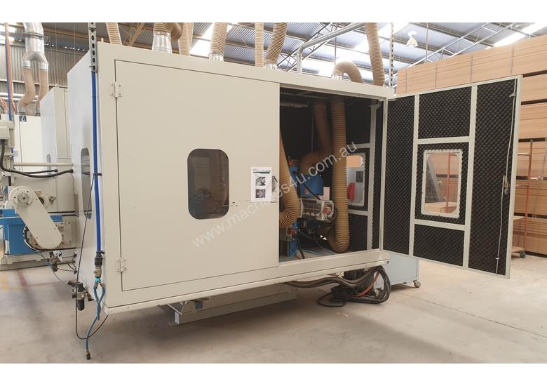 caption HOLYTEK Double end tenoner