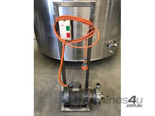 caption Food Grade Pump - 3 phase induction motor 2.2kw - 1.5``BSM 2``BSM