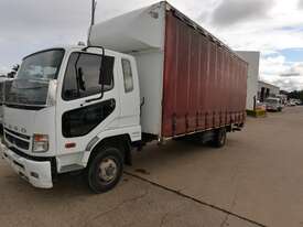 2010 MITSUBISHI FUSO FK 600 - Tautliner Truck - Tray Truck - Tail Lift - picture0' - Click to enlarge
