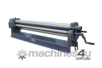 Manual Sheet Metal Curving Rolls W01-5116A, 1.5x1300mm Mild Steel Plate Curve Roller,