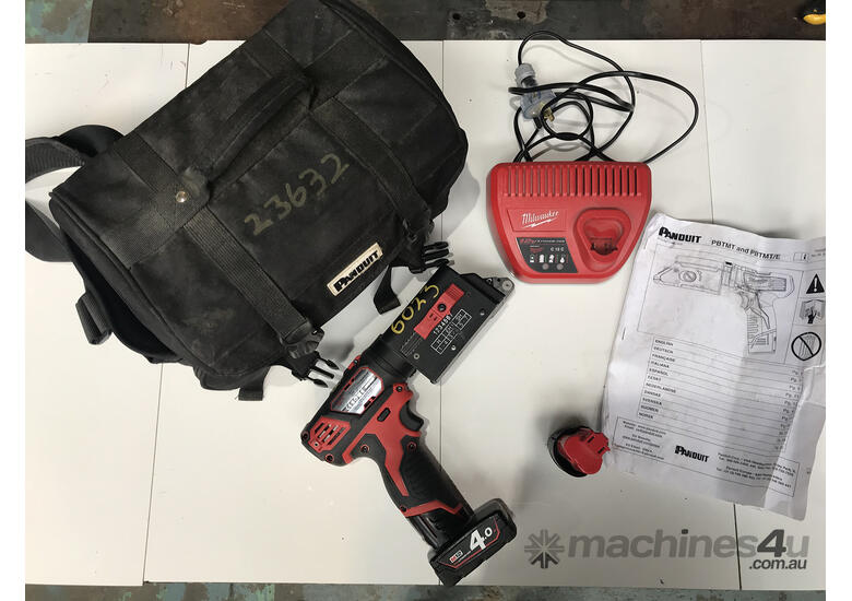 Used milwaukee Milwaukee Cable Tie and Custom Length Banding tool PBTMT E Power Tools Metal in