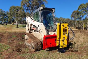 EarthQuake PR70R Post Rammer for Skid Steers 475kg, 75mm Stem Diameter!