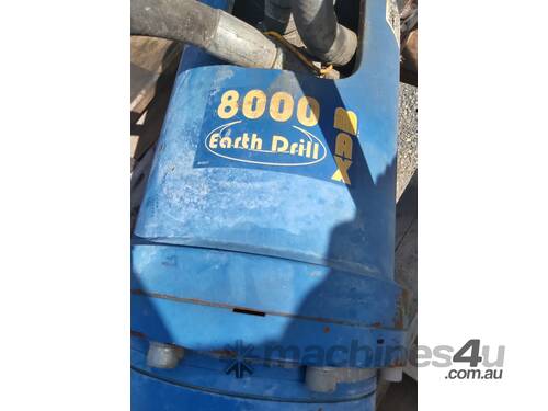 8000 EARTH DRILL AUGER TORQUE $4,000 + GST