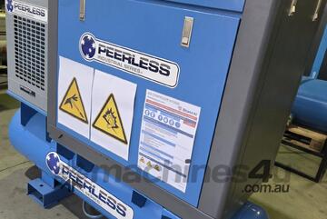 Peerless 7.5kw 3in1. AdiComp 11kw. CompAir L18. Focus 7.5kwVSpd/15kw. Atlas GA22VSD. RK30E 22kwVSpd
