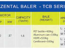 Closed-end Horizontal Baler  - picture1' - Click to enlarge