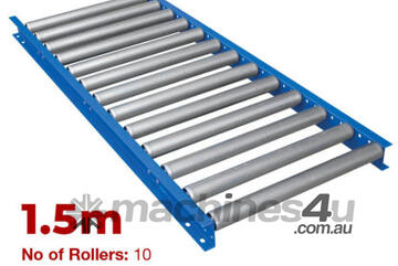 600mm Wide Gravity Conveyor with Steel Rollers 1.5m Long (CGR096)