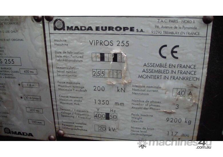 Amada Vipros 255 (1997) 