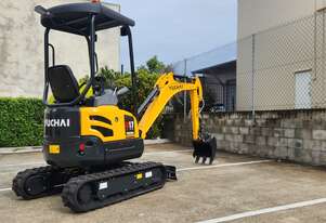 U17 Pro Yuchai Mini Excavator + Buckets + Ripper + Auger Drive!