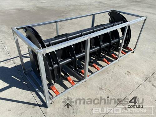 Unused Heavy Grass Fork Grapple Bucket to suit Skidsteer Loader