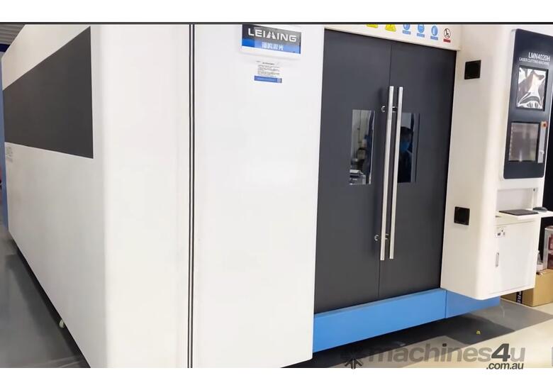 caption AMTEC 3M X 1.5M 6KW SENFENG FIBER LASER CUTTING MACHINE