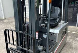 NISSAN G1 NL16HO Sit-Down 3-Wheel Battery Electric Counterbalanced Forklift