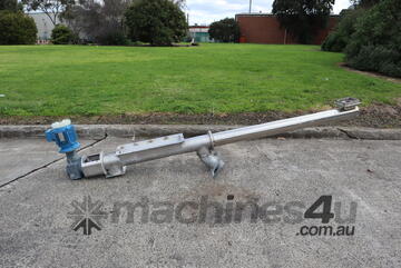 Stainless Steel Auger Feeder Screw Conveyor - 2.6m Long Screw