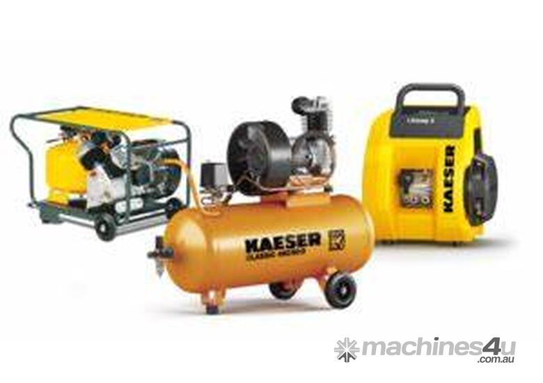 caption CVA Compressors - New Kaeser Classic 270/50 Single Phase Piston Compressor - 136 l/min - German Engi