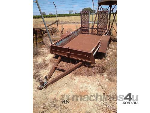 Trailer - 7 x 4 -Implement, Rear Ramps - 50 mm Tow Hitch 