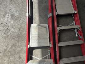 2 Red Back Platform Ladders - picture2' - Click to enlarge