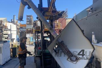 3.5m x 150mm helical auger screw feeder conveyor hopper 3kW Bulker bag filling