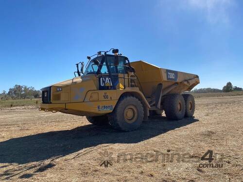 caption 2016 Caterpillar 730C2 Articulated Dump Truck – 6,100 Hours, Used
