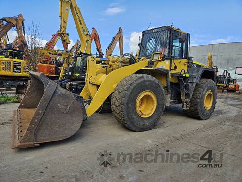USED 2018 KOMATSU WA430-6 ARTICULATED WHEEL LOADER WITH 3265 HOURS
