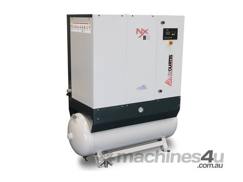 caption S-Curtis NxB-8-8-270 - 7.5kw (10hp) 42cfm Rotary Screw Air Compressor