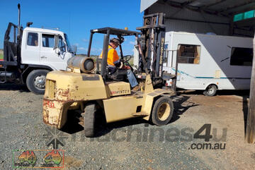 (8263) 4 Ton Hyster Fork Lift (Kyabram Vic) (Kyvalley, VIC)