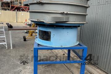 Electric Sifter Vibrating 3 deck 2 Sieve Screen Separator mining 1500mm diameter