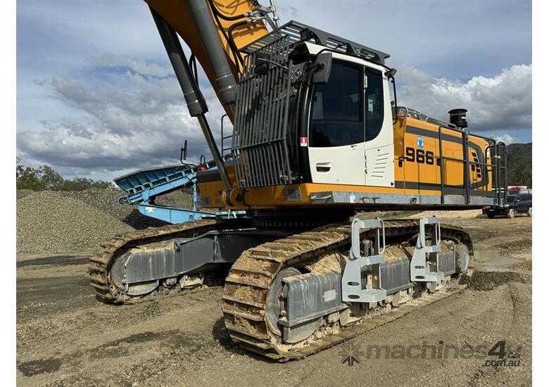 caption 2022 LIEBHERR 966 70T EXCAVATOR + 6T HAMMER