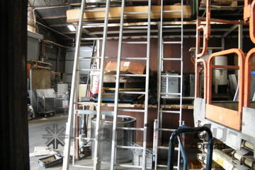 ladder 6 mt 3 stage wall ladder