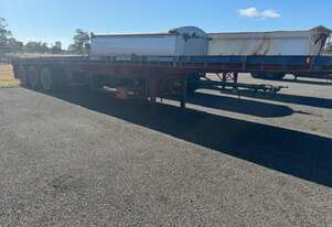 Trailer Flat Top Moore Lead 3 way twist locks Tri 45ft 1TOY212 SN1698