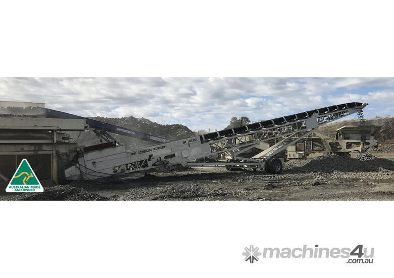 caption Precisionscreen SM10120 Wheeled Conveyor 80' (24 metre)