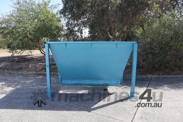 Large Industrial Steel Hopper - 2400 x 1300mm Opening