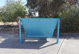 Large Industrial Steel Hopper - 2400 x 1300mm Opening Large Industrial Steel Hopper - 2400 x 1300mm Opening